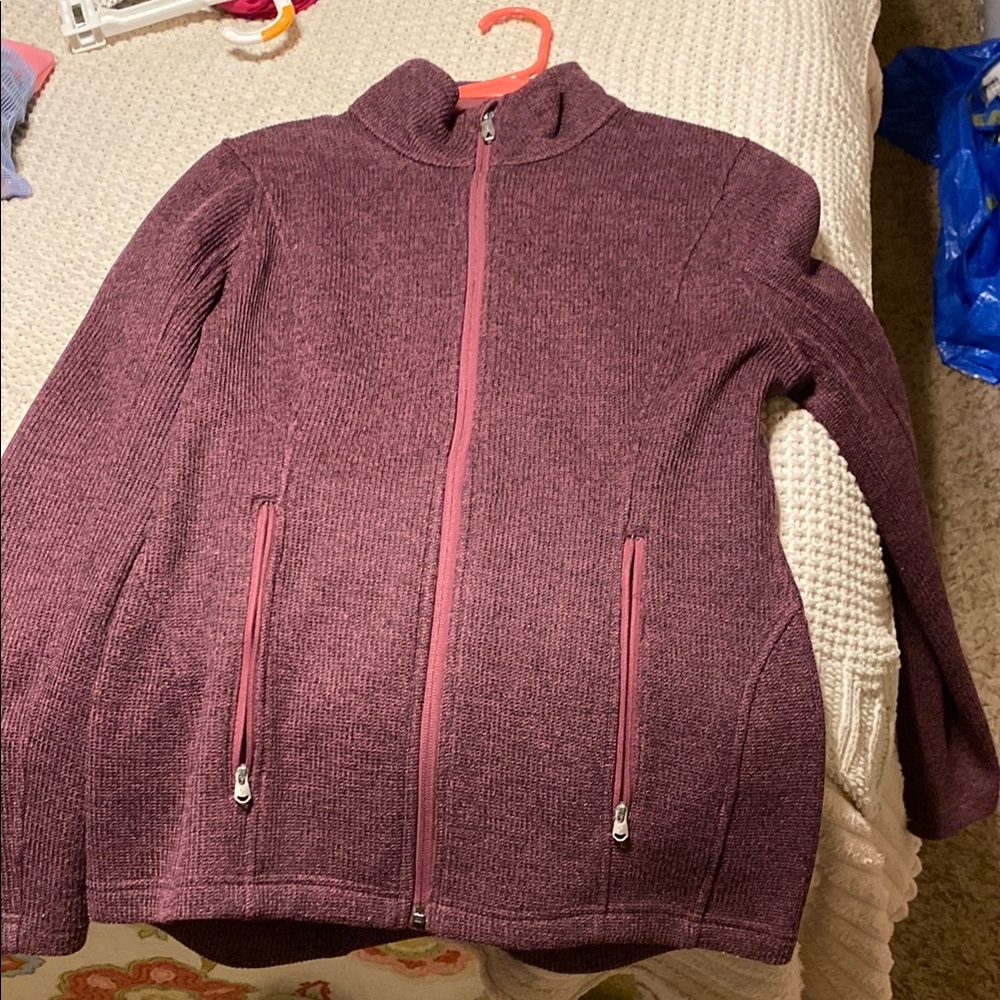 Plum “Spyder” Full-Zip Jacket with Pockets - Size medium - brand new